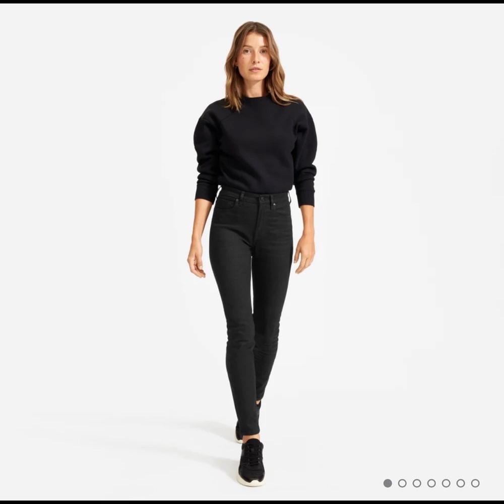 Everlane authentic stretch high rise skinny jeans